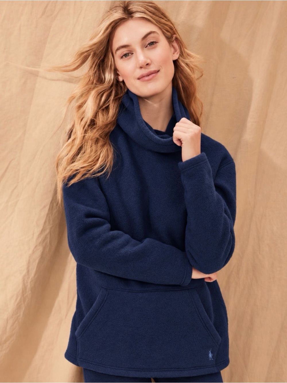 New Smartwool M Hudson Trail Fleece Cowl Neck wool blend Pullover gorpcore